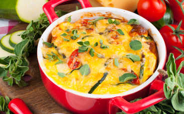 Быстрая запеканка из кабачков и помидоров: пошаговый рецепт