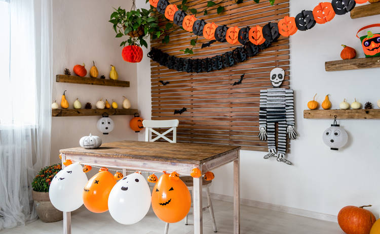 Быстрые идеи для украшения дома на Хэллоуин