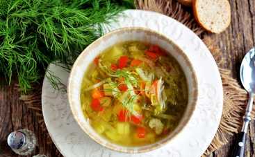Суп из овощей с кукурузой (рецепт)