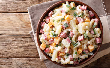 Быстрый в приготовлении салат с курицей и грибами (рецепт)