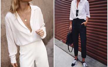 Как носить белую рубашку: 3 варианта для любого случая жизни