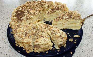 Легендарный торт Наполеон без выпечки (рецепт)