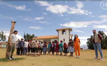 Кохання на виживання-4: участника реалити привязали к позорному столбу