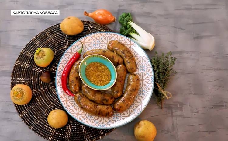 Картофельные колбаски с беконом и грибами: рецепт блюда в духовке или на гриле