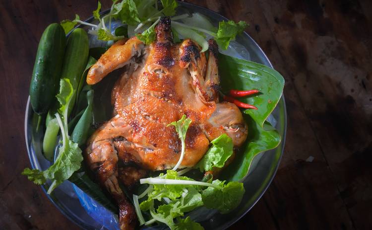 Курица фаршированная ветчиной и сыром: пошаговый рецепт
