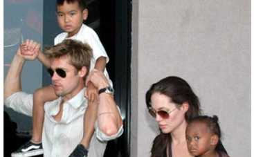 Брэд Питт снимал детей ради благотворительности