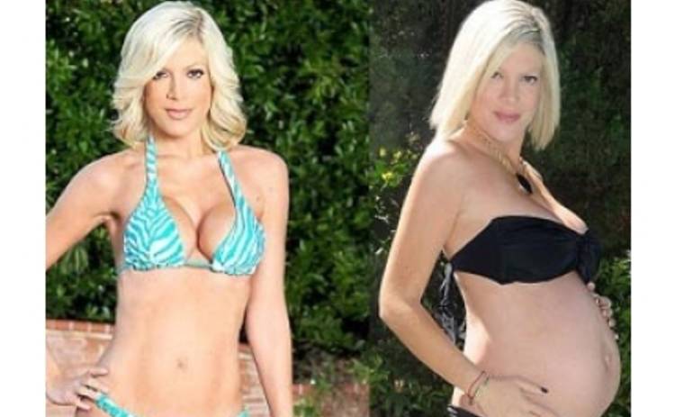 Тори Спеллинг хвастается своими идеальными формами