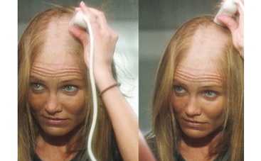 Кэмерон Диаз побрилась налысо