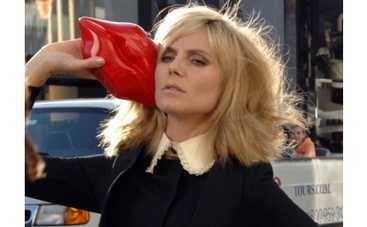 Беременная Хайди Клум разделась во время телешоу