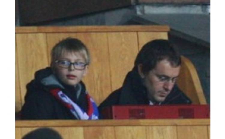 Внук Пугачевой сидел на футболе рядом с Путиным и Медведевым