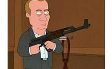 "Гриффины": Владимир Путин прикуривает от автомата