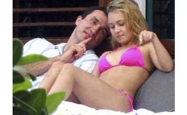 Владимира Кличко снова застали в компании Хайден Панеттьери