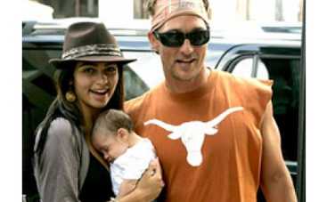 Мэтью Макконахи во второй раз стал отцом