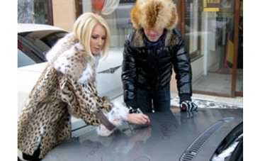 Лера Кудрявцева оригинально выкрутилась из ДТП