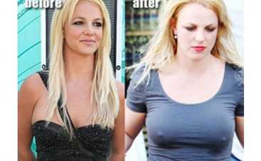 Бритни сделала себе "новую" грудь