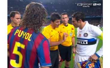 Первый канал покажет матч "Интер" – "Барселона"