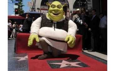 Шрек зазвездился на Аллее Славы