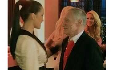 Даша Астафьева пошалила вместе с Хью Хефнером