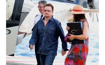 Боно разгуливает по Ницце