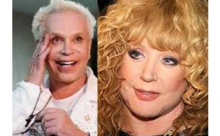 Борис Моисеев с Аллой Пугачевой обменялись цветами