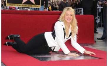 Шакира получила звезду на голливудской Аллее славы