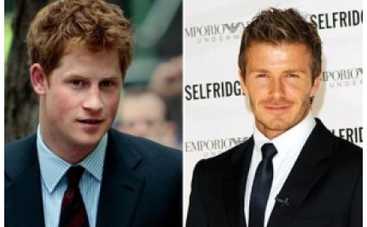 Дэвид Бекхэм и принц Гарри зажгли в ночном клубе