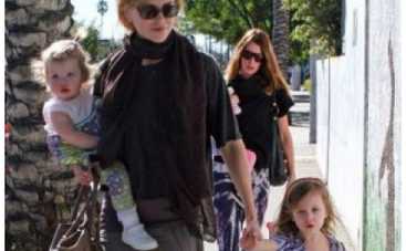 Николь Кидман вывела дочерей в свет