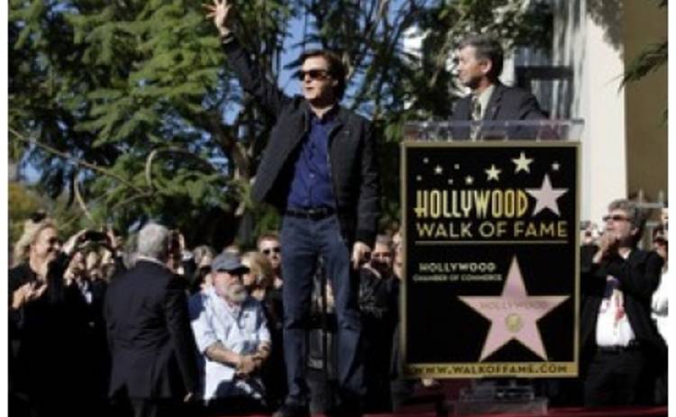 Пол Маккартни получил звезду на Аллее славы в Голливуде