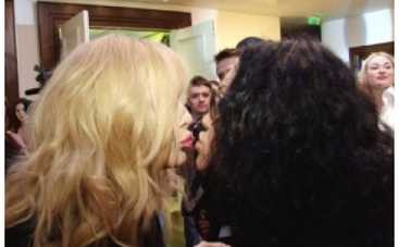 Ирина Билык поцеловалась с Оксаной Байрак