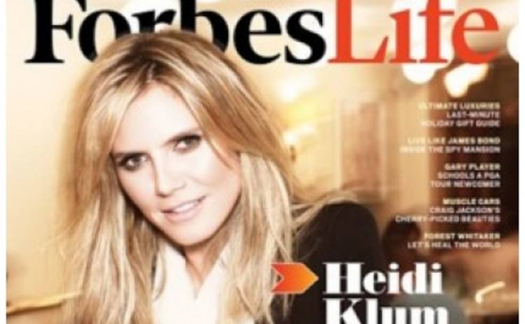 Хайди Клум попала на обложку Forbes