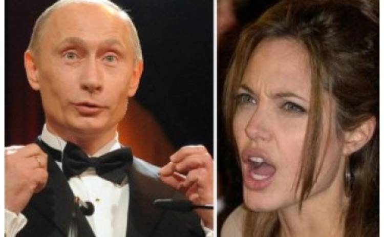 Владимир Путин шантажирует Анджелину Джоли и Брэда Питта