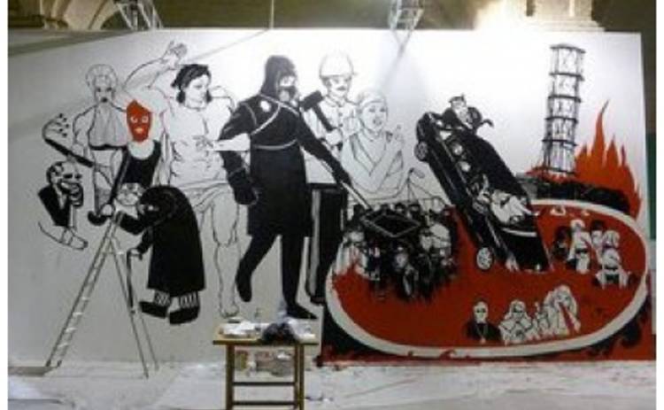 Скандал в Мистецьком Арсенале: Автор закрашенной картины требует ее восстановить