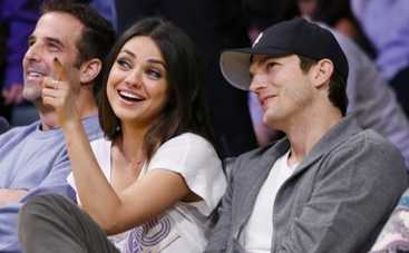 Первый поцелуй Милы Кунис был с Эштоном Катчером