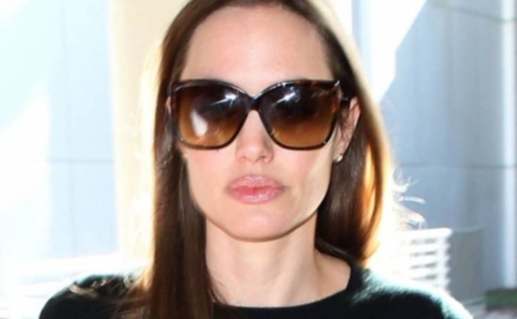 Анджелина Джоли не скрывает новую грудь под бельем (ФОТО)