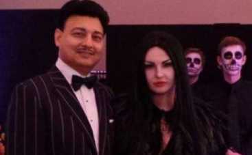 Камалия с мужем отпраздновали Хэллоуин в костюмах "Семейки Адамсов"