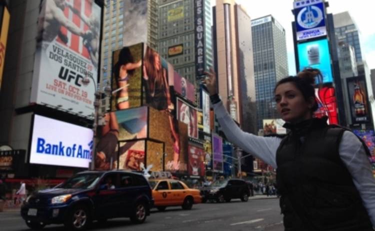 Оля Цибульская провела каникулы в Нью-Йорке (ФОТО)