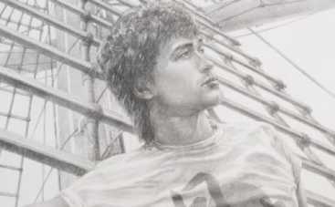 Нарисованный барабанщиком группы "Кино" портрет Виктора Цоя ушел с молотка за $200 тысяч