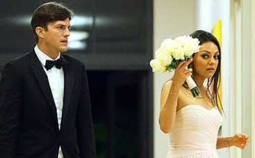 Эштон Катчер и Мила Кунис сходили к алтарю