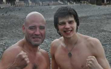 Александр Лещенко и Раду Поклитару на Крещение искупались в море