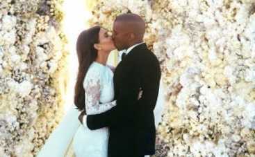 В Сеть попали фото со свадьбы Ким Кардашян