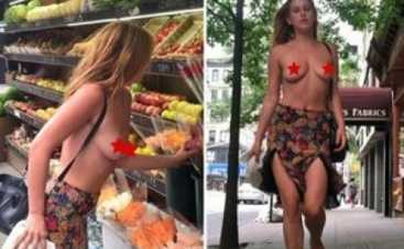 Дочь Брюса Уиллиса разделась прямо в центре Нью-Йорка (ФОТО)