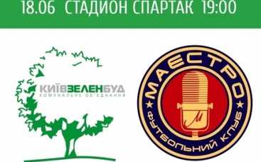 Звездный футбол: артисты против озеленителей