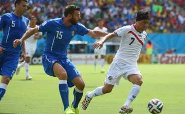 Чемпионат мира по футболу 2014: Италия – Коста-Рика. Счет 0:1 (ВИДЕО)