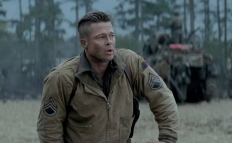 Брэд Питт показал ужасы войны (ВИДЕО)