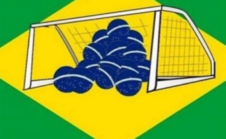 Сборная Бразилии превратилась в фотожабу