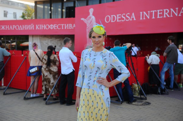 Катя Осадчая на Одесском кинофестивале