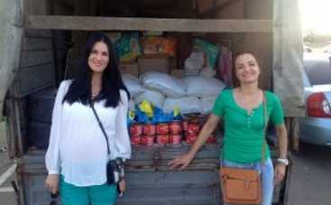 Маша Ефросинина помогает беженцам с Востока