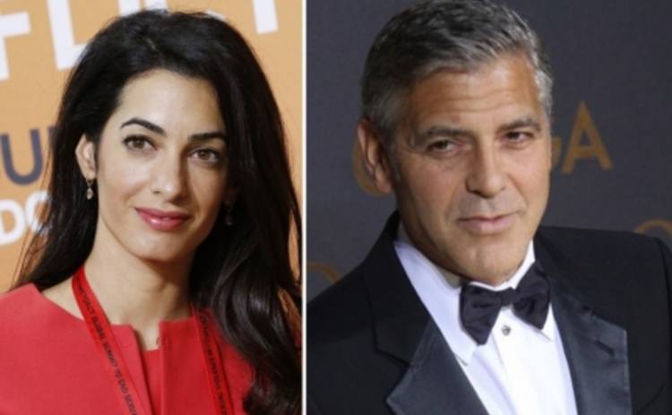 Джордж Клуни и Амаль Аламуддин попали в объектив папарацци