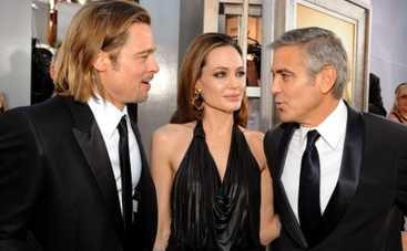 Джордж Клуни поздравил молодоженов Анджелину и Брэда