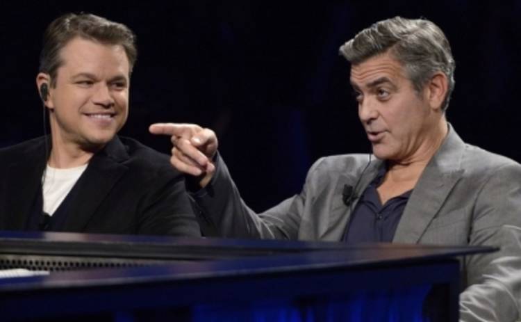 Мэтт Деймон бросил вызов Джорджу Клуни (ВИДЕО)